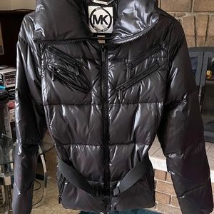 Michael Kors winter black puffer jacket size medium